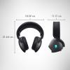 imageAlienware AW520H Wired Gaming Headset  Dolby Atmos Unidirectional AlienFX 168 Million RGB Colors Microphone Mute Volume Onheadset Controls 40mm HiRes Certified  Dark Side of the MoonDark Side of the Moon