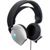 imageAlienware AW520H Wired Gaming Headset  Dolby Atmos Unidirectional AlienFX 168 Million RGB Colors Microphone Mute Volume Onheadset Controls 40mm HiRes Certified  Dark Side of the MoonLunar Light