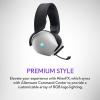 imageAlienware AW720H DualMode Wireless Gaming Headset  Dolby Atmos Spatial Sound Wireless 24 GHz 35mm Connector Cable inline Controls Integrated Microphone Unidirectional  Lunar LightLunar Light