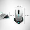 imageAlienware WiredWireless Gaming Mouse AW610M  16000 DPI Optical Sensor Ambidextrous 7 Buttons 3ZONE 168m AlienFX RGB Lighting EdgeFree Design Ergonomic  Lunar LightAW610M  Lunar light