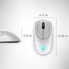 imageAlienware WiredWireless Gaming Mouse AW610M  16000 DPI Optical Sensor Ambidextrous 7 Buttons 3ZONE 168m AlienFX RGB Lighting EdgeFree Design Ergonomic  Lunar LightAW720M  Lunar light