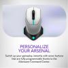 imageAlienware WiredWireless Gaming Mouse AW610M  16000 DPI Optical Sensor Ambidextrous 7 Buttons 3ZONE 168m AlienFX RGB Lighting EdgeFree Design Ergonomic  Lunar LightAW610M  Lunar light