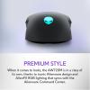 imageAlienware WiredWireless Gaming Mouse AW610M  16000 DPI Optical Sensor Ambidextrous 7 Buttons 3ZONE 168m AlienFX RGB Lighting EdgeFree Design Ergonomic  Lunar LightAW720M  Dark side of the moon