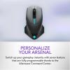 imageAlienware WiredWireless Gaming Mouse AW610M  16000 DPI Optical Sensor Ambidextrous 7 Buttons 3ZONE 168m AlienFX RGB Lighting EdgeFree Design Ergonomic  Lunar LightAW610M  Dark Side of the Moon