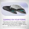 imageAlienware WiredWireless Gaming Mouse AW610M  16000 DPI Optical Sensor Ambidextrous 7 Buttons 3ZONE 168m AlienFX RGB Lighting EdgeFree Design Ergonomic  Lunar LightAW610M  Lunar light