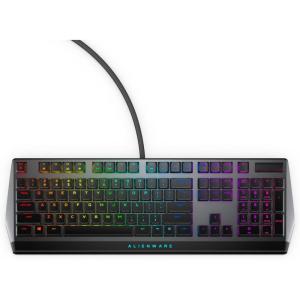 imageAlienware LowProfile RGB Gaming Keyboard AW510K Light Alienfx Per Key RGB Lighting Media Controls and USB Passthrough Cherry MX Low Profile Red Switches Lunar lightAW 510K  Dark Side of the Moon