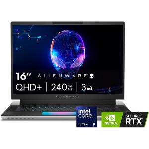 imageAlienware X16 R2 Gaming Laptop  16inch QHD 240Hz 3ms Display Intel Core Ultra 9185H 32GB LPDDR5X RAM 1TB SSD NVIDIA GeForce RTX 4080 12GB GDDR6 Windows 11 Home Onsite Service  Lunar Silver
