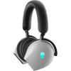 imageAlienware AW920H TriMode Wireless Gaming Headset  Dolby Atmos Virtual Surround Sound Active Noise Cancelling AIdriven NoiseCancelling microphone USBC Wireless Dongle  Lunar Light Large