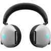 imageAlienware AW920H TriMode Wireless Gaming Headset  Dolby Atmos Virtual Surround Sound Active Noise Cancelling AIdriven NoiseCancelling microphone USBC Wireless Dongle  Lunar Light Large