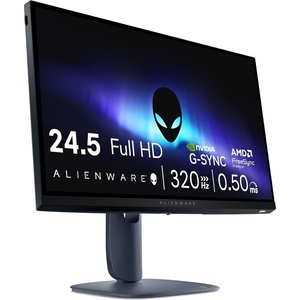 image:imageAlienware 25 320Hz Gaming Monitor  AW2525HM  245inch Full HD 19201080 320Hz 050 ms Display Fast IPS AMD FreeSync Premium GSYNC Compatible VESA AdaptiveSync 167 Million ColorsAW2525HM